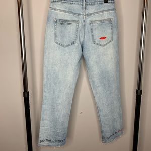 Custom Embriodered Gap Jeans